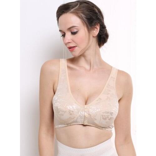 Cotton Front Open Maternity Nursing Bra Padded Push Up Breast Feeding Bras For Pregnant Women Pregnancy Lingerie Sport Underwear