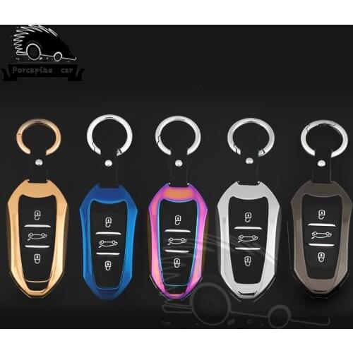 Remote Control Car Key Cover Case For Peugeot 2008 308 3008 508 4008 408 For Citroen C4L C5 C6 CACTUS C3XR DS6 DS5L Elysee