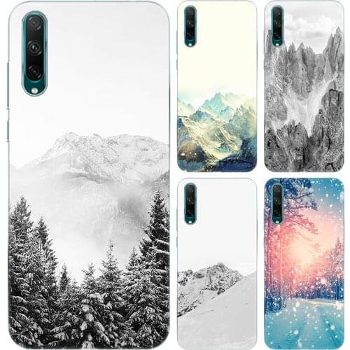 Hot Black And White Mountain Soft Silicone Phone Case for Huawei Honor 20 20i 20E 20S 10i 9X 8S 8X 8C 8A 8 Lite 7S 7A Pro Cover
