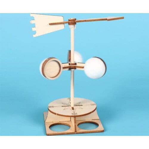 Kids Wind Vane Model DIY Direction Experiment Kit for Children School Technology Scientific Educational Toys