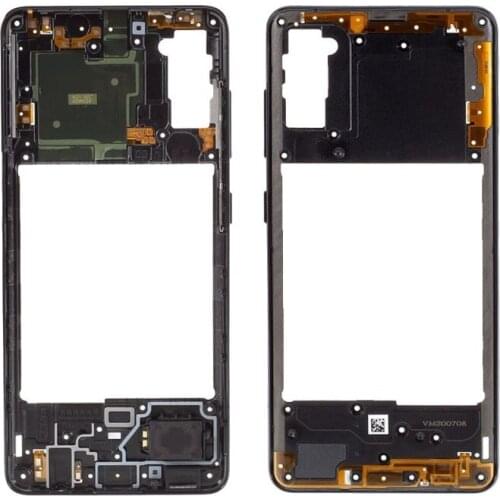 For Samsung Galaxy A41 SM-A415 White/Black/Blue Color Rear Back Housing Frame Middle Plate