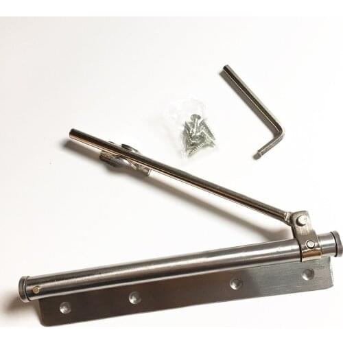 Door Closer Single Spring Strength Adjustable Surface Mounted Stainless Steel Automatic Closing Fire Rated Door Hardware 45kg