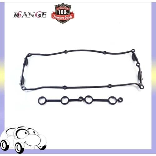 ISANCE Engine Cover Valve Gasket Set 2.4L 16V For Nissan Frontier 1998-2004 & Xterra 2001-2004 & 240SX 1995-1998 OE# VS50550R
