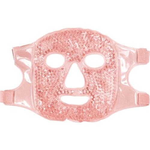 Gel Eye Face Mask Pvc Plush Hot Cold Therapy Household Beauty Mask Cooling Eye Mask Reusable Ice Mask Facial Skin Care Tool