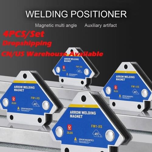 4pcs Magnetic Welding Holders Multi-angle Solder Arrow Magnet Weld Fixer Positioner Ferrite Holding Auxiliary Locator Tools