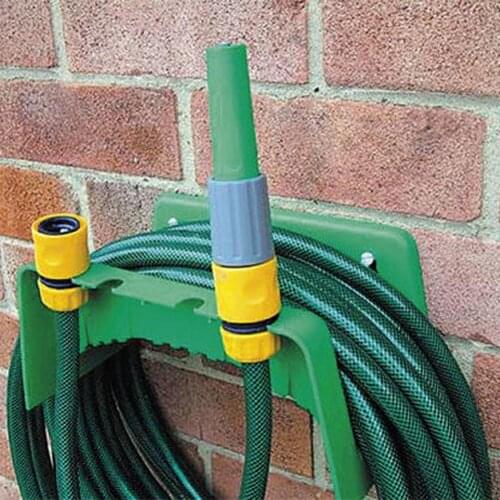 Wall-Mounted Heavy Duty Hose Hanger Garden Hose Pipe Hanger Holder Storage Bracket Shed Fence Cable Plastic Hose Pipe Holder