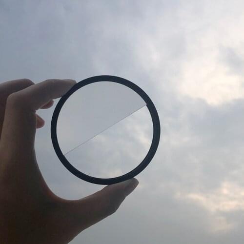 Split Dioptric Prism, Split Focus Filter, Half-Moon Mirror, Half-Lens Magnifier, Photography Foreground Blur, SLR Accessories