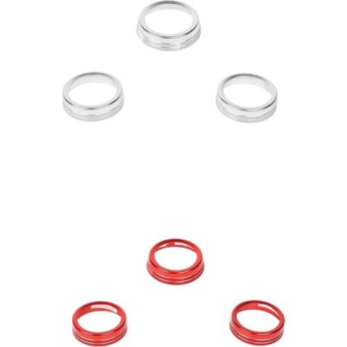 Car Air Conditioning Switch Knob Decoration Ring Cover Aluminum Alloy for Suzuki Jimny 2019 2020