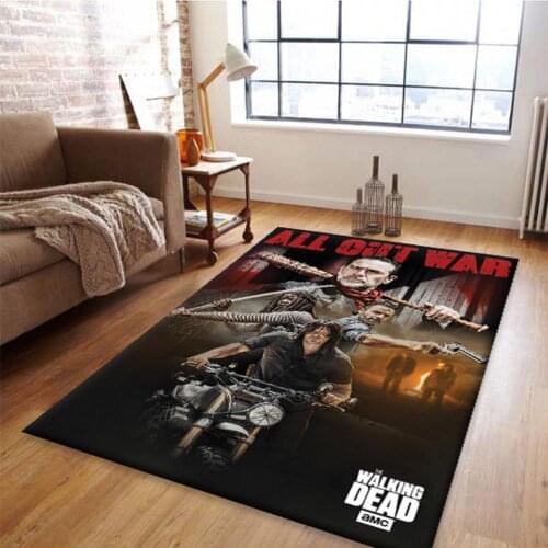 The Walking Dead Non Slip Floor Carpet,Teens Carpet