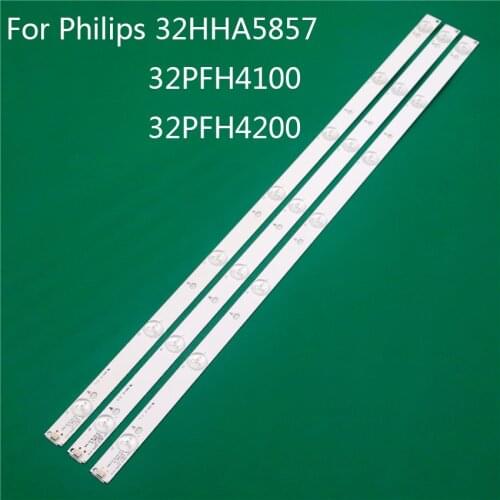 LED TV Illumination For Philips 32HHA5857 32PFH4100 32PFH4200 32" LED Bar Backlight Strip Line Ruler GJ-2K15 D2P5 D307-V1 V1.1