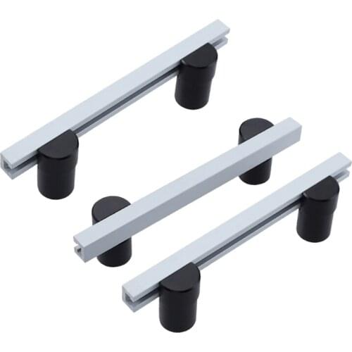 T-slot Slide Track Aluminium Alloy T-tracks Miter Track for Woodworking Saw/Router Carbon Steel Tenons Workbench Tools