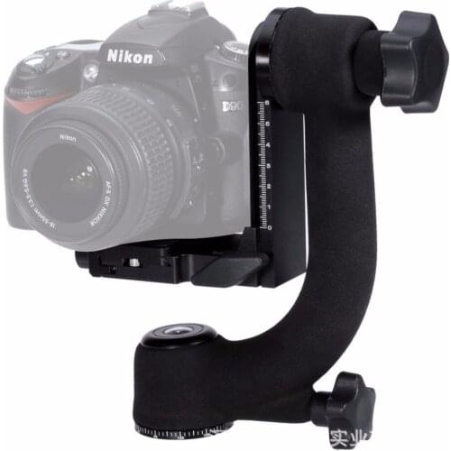 360 Degree Panoramic Gimbal Tripod Head with Panorama Quick Release Plate for Nikon Canon Sony Digital SLR Cameras Watching Bird