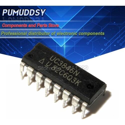 5PCS UC3846 UC3846N DIP16 package DC switching regulator controller IC