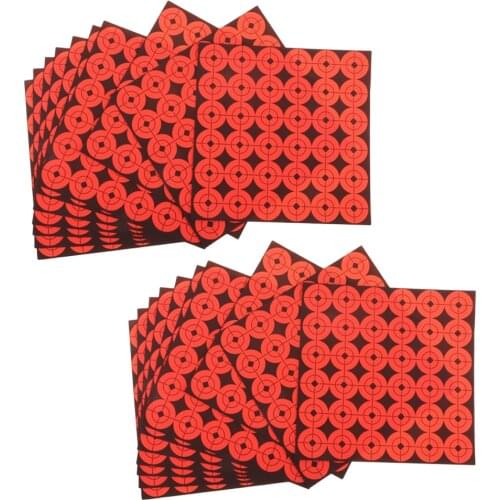 720 Pieces/Set Targets Orange Self Adhesive 1 Inch Target Stickers