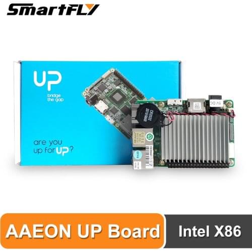 AAEON UP Board Inter 4GB RAM+32GB EMMC Compatible with Most of Raspberry Pi HAT Intel X86 Support Linux, Android Windows 10