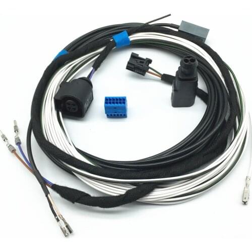 Car trunk lid Rear View Camera Reversing Logo Camera RVC connect Cable wiring Harness For Golf 7 MK7 VII 5GG827469F 5GG 827 469