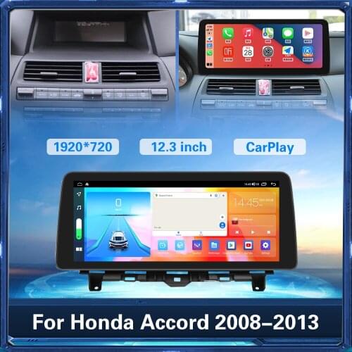 128GB Android Car radio For Honda Accord 2008-2013 Car Multimedia Video Player GPS Navigation Auto stereo Tape Recorder