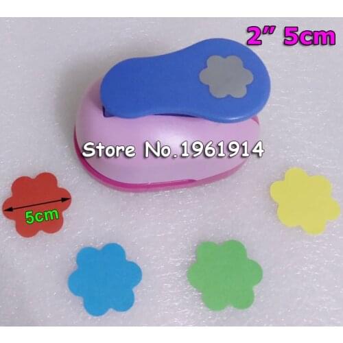 Free shipping flower punches 2'' craft punch paper cutter scrapbook child craft tool hole punches Embossing device kid S2935-4