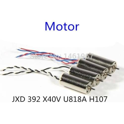Free Shipping JXD 392 X40V U818A H107C H107D H108C RC Quadcopter Spare Parts 820 Motor Wholesale JXD 392 Motor