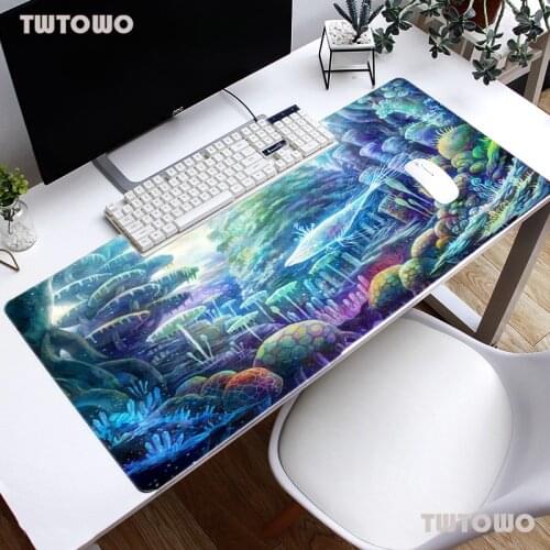 Mouse Pad Large XL Gamer Anti-slip Rubber Pad Gaming Mousepad to Keyboard Laptop Computer Speed Mice Mouse Desk Mat Whale Design