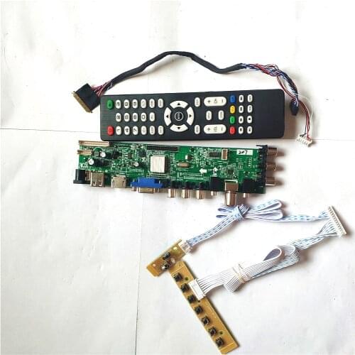 For B156HW02 V.5/V.0/V.1/V.3 HDMI-Compatible VGA USB AV TV 3663 1920*1080 DVB digital LVDS 40PIN universal LCD Controller board