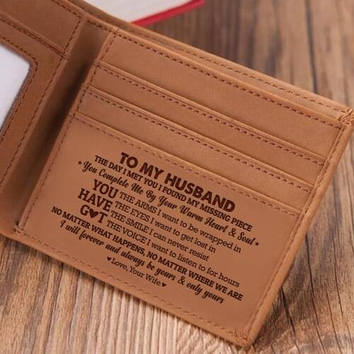 To My Husband - I Had You And You Had Me - Bifold Wallet