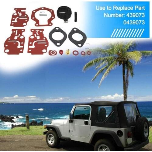 Carburetor Rebuild Carburetor Repair Kit For Johnson 20 15 Evinrude 9.9 / 6 0439073 HP 8 A0E8