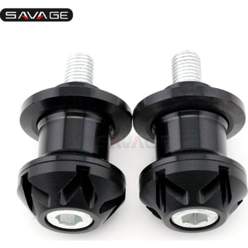 Swingarm Spools Slider For KAWASAKI Z1000 Z750 Z300 Z250 ZZR400 ZZR600 ZRX1200R VERSYS 650 ER-6N Motorcycle Stand Screws 10mm