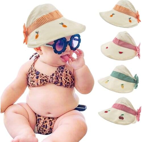 Summer Straw Hat Sunscreen Baby Hat Beach Men And Women Baby Sun Hat Children Fisherman Breathable Childrens Cap Shade 2021