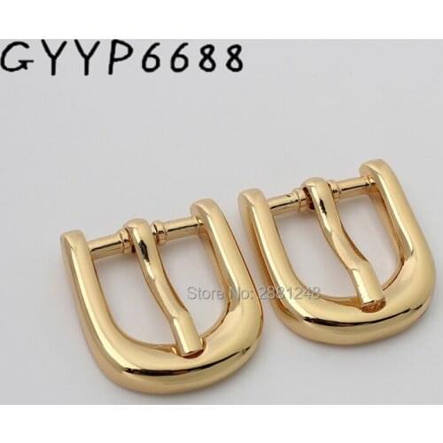 10-30pcs 16mm 6 colors tabular metal turn buckle,squared pin buckle purse strap bag belt adjust buckles