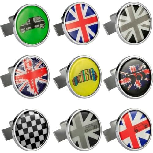 Metal 3D Car Front Bonnet Grille Chrome Badge Emblem Decal For MINI Cooper One Countryman R60 R55 R56 F56 F55 F60 Accessories