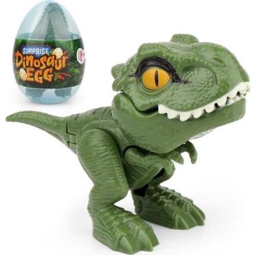 Mini Finger Biting Dinosaur Model toys With Joints Movable Tyrannosaurus Robot Dinosaur Model Toys for Children Birthday Gifts