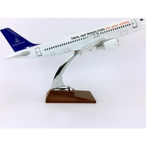 36CM 1:100 Airbus A320-200 Model AEROPORTS DE PARIS Airlines With Base Alloy Aircraft Plane Collectible Display Gifts Collection