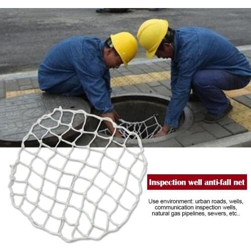 Outdoor Security Manhole Net Anti-fall High-strength Polyester Net Inspection Well Anti-fall Protective Net