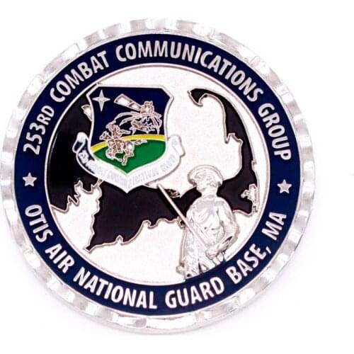 Low price and high quality3D military coin paint carved coins hot sales USA metal coins with paint