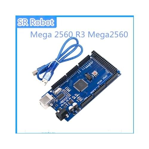 Mega 2560 R3 Mega2560 REV3 Developmetn Board ATmega2560-16AU + USB Cable Compatible With Arduino Mega 2560 R3