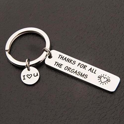 Gifts Give To My Boyfriend Husband Custom Keyring Key Ring Couple Keychain Party Favors 2020 New Gifts