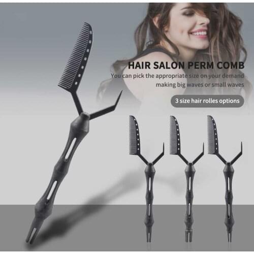 Professional Hair Perm Comb Hair Styling Perm Machine Barber Shop Perfessional Hairdressing Curling Iron Hairdresser Perm Comb