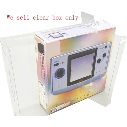 Transparent display box for SNK/NGPC Japanese thick machine game console storage box