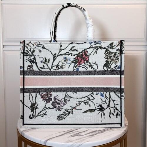 2021 Hot Sale Luxury Handbags Women Bags Fashion Large Capacity Canvas Shopping Travel Bag Laides Hand Bags For Woman 41cm