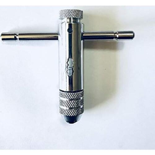 Adjustable T-Handle Ratchet Tap Wrench With M3-M8 Machine Screw Thread Metric Plug Tap