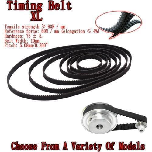 244/246/248/250/254/256/260/262/264/266/270XL Timing belt 0.39inch(10mm) width Transmission Belts XL Belts Positive Drive