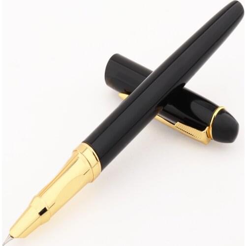 High Quality Student Financial office Metal 7035 Black Fine Nib fountain pen ink school supplies