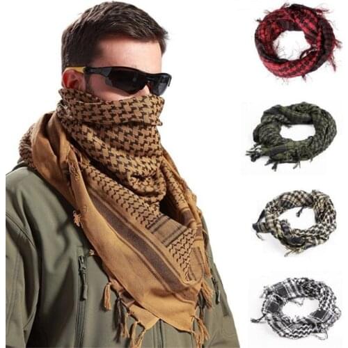 Scarf Arab Shemagh Keffiyeh Military Tactical Palestine Scarf For Men Shawl Kafiya Wrap Shemagh Scarf Fashion Scarves