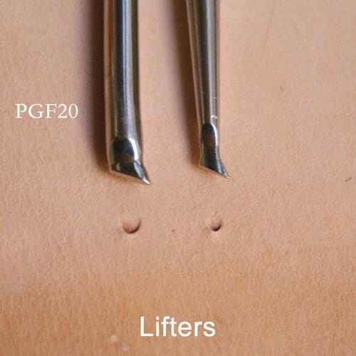 SMVAUON Handmade Leather Carving Leather Craft Sewing Punch Tool Kit Cutter Carving Work Stitching Tool