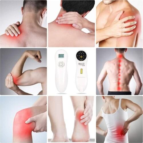 Sport Injuries, back, knee pain , Wounds healing,Pain Relief LLLT Red Light Therapy Device 650nm 808nm Safety Cold Laser Machine