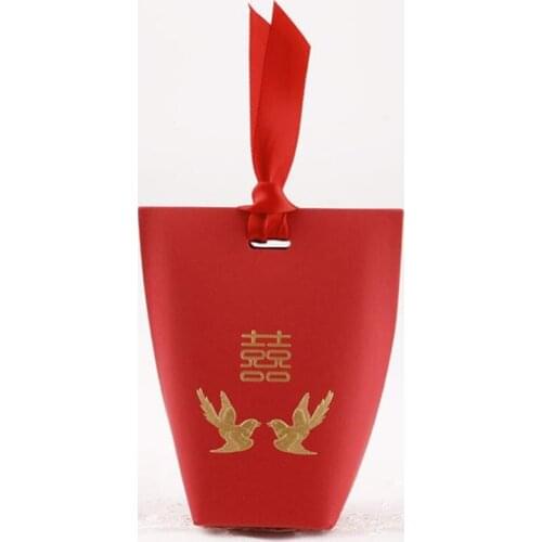 Wedding Favors Candy Boxes red gift box Party Chocolate Box F20173868