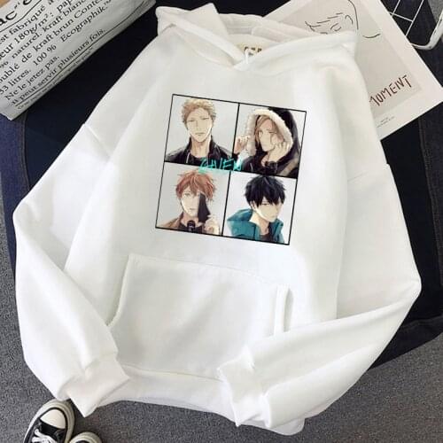 Yaoi Bl Given Hoodies Men Kawaii Anime Long Sleeve Cartoon Manga Music Mafuyu Student Casual Streetwear Oversized Sweatshirts