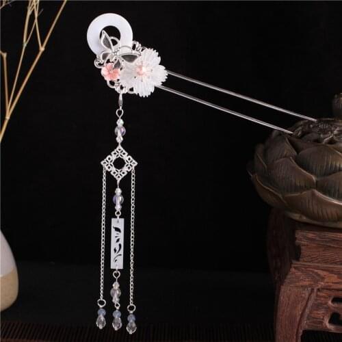 Vintage Flowers Hair Claw Direct Plate Hairpin Bridal Headdress Hair Sticks Jewelry Ornaments Chinese Original Ancient Style