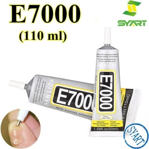 110ml E7000 Liquid Glue Clear Strength Adhesive LCD Screen Glass Adhesive Glue DIY Phone Case Multipurpose Adhesive E-7000 Glue